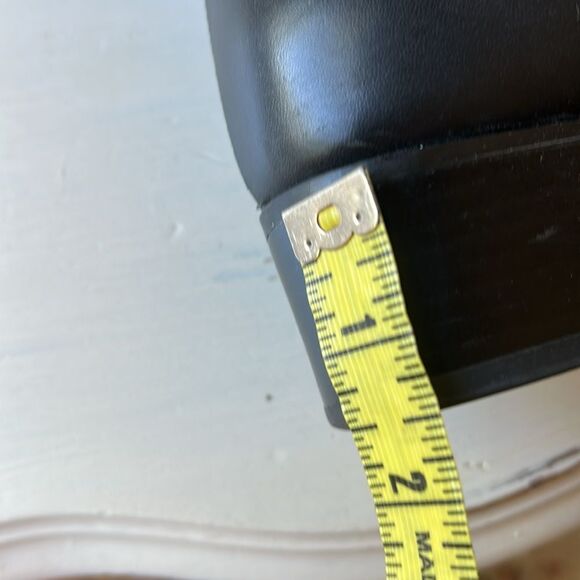 Blondo Canada 🍁 Black Leather Waterproof Heeled Boots Sleek Stylish Durable - Picture 11 of 11